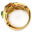 ブルガリ BVLGARI アレグラリング イエローゴールドXマルチカラー K18YG ブルートパーズ ピンクトルマリン ペリドット シトリンクォーツ ダイヤモンド リング 指輪 K18YG 18K 750 18金 12.5号