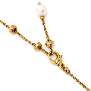 ブルガリ BVLGARI アレグラ マルチカラー イエローゴールドXマルチカラー K18YG ダイヤモンド パール マルチストーン ネックレス パール ペンダント 18K 750YG