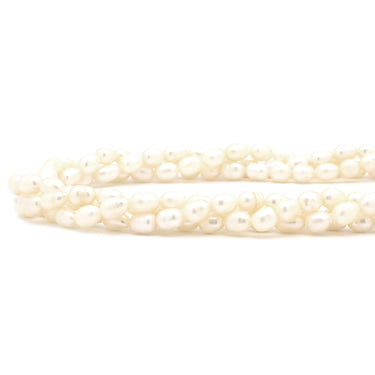 TASAKI TASAKI パールホワイト パール メタル ネックレス 真珠 パール 3連 3重 バロックパール