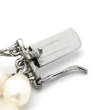 TASAKI TASAKI パールホワイト パール メタル ネックレス 真珠 パール 3連 3重 バロックパール