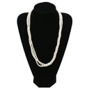 TASAKI TASAKI パールホワイト パール メタル ネックレス 真珠 パール 3連 3重 バロックパール