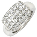 ピアジェ PIAGET ダンサー LM ホワイトゴールド K18WG ダイヤモンド #55 リング 指輪 Au750 18K 18金 パヴェ ダイヤ ムービング 回転 12号