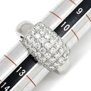 ピアジェ PIAGET ダンサー LM ホワイトゴールド K18WG ダイヤモンド #55 リング 指輪 Au750 18K 18金 パヴェ ダイヤ ムービング 回転 12号