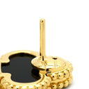 ヴァンクリーフアーペル Van Cleef & Arpels ヴィンテージ アルハンブラ VCARA44200 ブラック×イエローゴールド K18YG オニキス ピアス Au 750YG 黒 18K 花