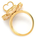 ヴァンクリーフアーペル Van Cleef & Arpels スウィート ハート VCARN5P348 白×イエローゴールド K18YG ダイヤモンド ホワイトマザーオブパール #48(JP8) リング 指輪 750 18金 ダイヤ1P シェル 8号