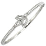 ハリーウィンストン Harry Winston リリークラスター ミニ BRDPBAIM6.5LC プラチナ Pt950 ダイヤモンド K18WG（留め具） バングル Pt950 ダイヤ パヴェ ブレスレット