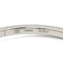 ハリーウィンストン Harry Winston リリークラスター ミニ BRDPBAIM6.5LC プラチナ Pt950 ダイヤモンド K18WG（留め具） バングル Pt950 ダイヤ パヴェ ブレスレット