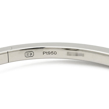 ハリーウィンストン Harry Winston リリークラスター ミニ BRDPBAIM6.5LC プラチナ Pt950 ダイヤモンド K18WG（留め具） バングル Pt950 ダイヤ パヴェ ブレスレット