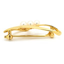 ミキモト MIKIMOTO パールブローチ イエローゴールド K18YG パール ブローチ 18K 18金 750 ハート イエローゴールド