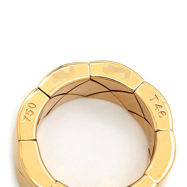 シャネル CHANEL マトラッセ リング イエローゴールド K18YG #46 リング 指輪 18K 750YG キルティングデザイン 7号