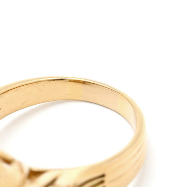 ノンブランド NON BRAND トルマリン シトリン ダイヤリング イエローゴールド K18YG トルマリン シトリン リング 指輪 赤 黄 スクエア 20号