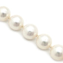 ノンブランド NON BRAND パール ペンダント パールホワイト パール シルバー ネックレス 真珠 シルバー ラウンドシェイプ フォーマル 一連 ワンタッチ 花カン あこやパール