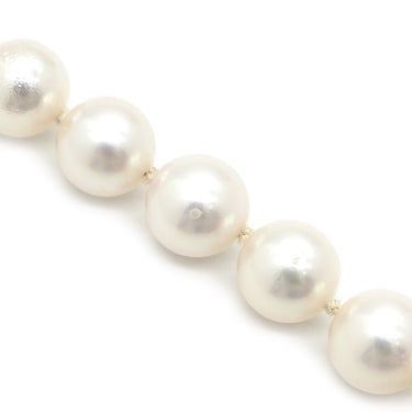 ノンブランド NON BRAND パール ペンダント パールホワイト パール シルバー ネックレス 真珠 シルバー ラウンドシェイプ フォーマル 一連 ワンタッチ 花カン あこやパール