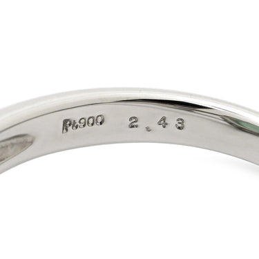 ノンブランド NON BRAND トルマリン2.43ct ダイヤモンド プラチナシルバー Pt900 トルマリン ダイヤモンド リング 指輪 薄緑 オーバルモディファイト ブリリアントカット 1石 14号