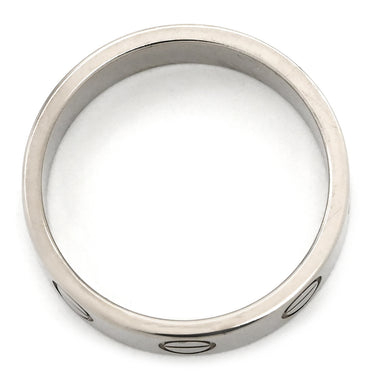 カルティエ Cartier ラブリング スモールモデル ホワイトゴールド K18WG #45 リング 指輪 LOVE Ring ホワイトゴールド Au750 18K 18金 ミニサイズ ピンキー 5号