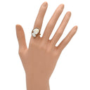 ノンブランド NON BRAND カメオリング イエローゴールド K14YG シェル リング 指輪 シェル 彫刻 585 10号