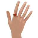 ノンブランド NON BRAND 珊瑚リング イエローゴールド K18YG 珊瑚 リング 指輪 サンゴ 11.5号