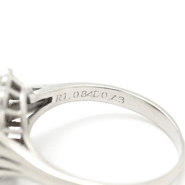 ノンブランド NON BRAND ルビー ダイヤリング プラチナシルバー Pt900 ルビー ダイヤモンド リング 指輪 レッド 赤 14号