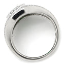 ノンブランド NON BRAND エメラルド ダイヤ プラチナシルバー×グリーン Pt900 エメラルド ダイヤモンド リング 指輪 グリーン 緑 カクテルリング パヴェダイヤ 10.5号