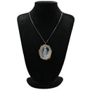 ノンブランド NON BRAND カメオ イエローゴールドXプラチナシルバー K18YG Pt900 メノウ ブローチ 彫刻 ペンダントトップ F.W.Klein