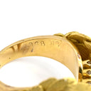 湧永ユキオ YUKIO WAKINAGA ダイヤリング イエローゴールド K18YG ダイヤモンド リング 指輪 羽根 翼 750AU 18金 15号