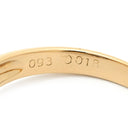 ノンブランド NON BRAND ブルーサファイア ダイヤリング イエローゴールド K18YG サファイア ダイヤモンド リング 指輪 青 18K 750 YG 9号