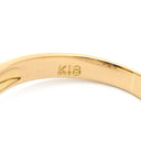 ノンブランド NON BRAND ブルーサファイア ダイヤリング イエローゴールド K18YG サファイア ダイヤモンド リング 指輪 青 18K 750 YG 9号