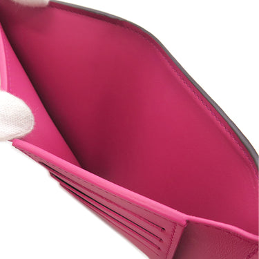 ルイヴィトン LOUIS VUITTON ポルトフォイユカプシーヌ コンパクト M62157 ノワール×ホットピンク トリヨンレザー 三つ折り財布 ゴールド金具 黒 ピンク ブラック金具