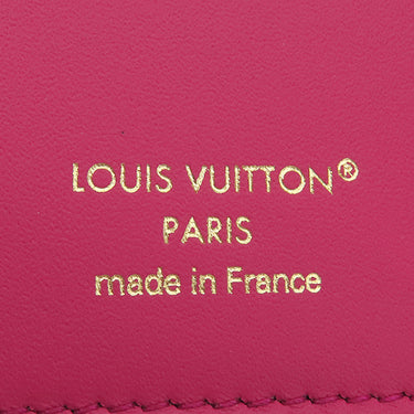 ルイヴィトン LOUIS VUITTON ポルトフォイユカプシーヌ コンパクト M62157 ノワール×ホットピンク トリヨンレザー 三つ折り財布 ゴールド金具 黒 ピンク ブラック金具