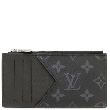 ルイヴィトン LOUIS VUITTON コインカード ホルダー M30271 ノワール タイガ モノグラムエクリプス コインケース シルバー金具 黒 タイガラマ フラグメントケース