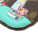 ルイヴィトン LOUIS VUITTON ポシェット クレ M82615 モノグラム モノグラムキャンバス コインケース ゴールド金具 茶 キーチェーン付き