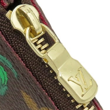 ルイヴィトン LOUIS VUITTON ポシェット クレ M82615 モノグラム モノグラムキャンバス コインケース ゴールド金具 茶 キーチェーン付き