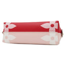 ルイヴィトン LOUIS VUITTON ポシェット コスメティック M67694 ルージュ×ピンク モノグラムジャイアントキャンバス ポーチ ゴールド金具 赤 バイカラー