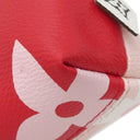 ルイヴィトン LOUIS VUITTON ポシェット コスメティック M67694 ルージュ×ピンク モノグラムジャイアントキャンバス ポーチ ゴールド金具 赤 バイカラー