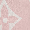 ルイヴィトン LOUIS VUITTON ポシェット コスメティック M67694 ルージュ×ピンク モノグラムジャイアントキャンバス ポーチ ゴールド金具 赤 バイカラー