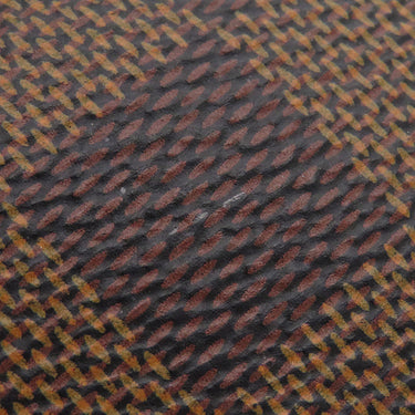 ルイヴィトン LOUIS VUITTON カードキーケース ポシェット クレ N62658 ダミエエベヌ ダミエキャンバス コインケース ゴールド金具 茶 キーチェーン付き