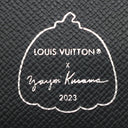ルイヴィトン LOUIS VUITTON LV×YK オーガナイザー ドゥポッシュ M81928 ブラック×グレー モノグラムエクリプス カードケース 草間彌生 黒 二つ折り 水玉