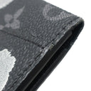 ルイヴィトン LOUIS VUITTON LV×YK オーガナイザー ドゥポッシュ M81928 ブラック×グレー モノグラムエクリプス カードケース 草間彌生 黒 二つ折り 水玉