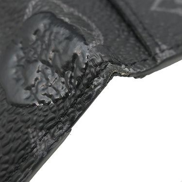 ルイヴィトン LOUIS VUITTON LV×YK オーガナイザー ドゥポッシュ M81928 ブラック×グレー モノグラムエクリプス カードケース 草間彌生 黒 二つ折り 水玉