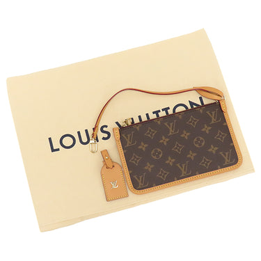 ルイヴィトン LOUIS VUITTON キャリーオール NM PM M46203 モノグラム モノグラムキャンバス ショルダーバッグ ゴールド金具 茶