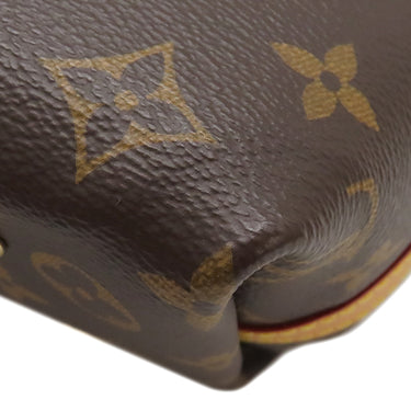 ルイヴィトン LOUIS VUITTON キャリーオール NM PM M46203 モノグラム モノグラムキャンバス ショルダーバッグ ゴールド金具 茶