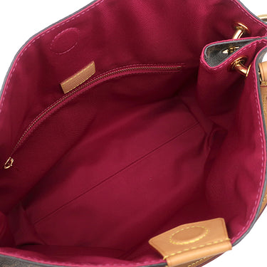 ルイヴィトン LOUIS VUITTON グレースフル PM M43700 モノグラム×ピヴォワンヌ モノグラムキャンバス ハンドバッグ ゴールド金具 ワンショルダー 茶 ピンク