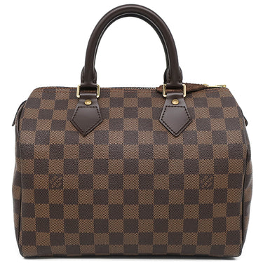 ルイヴィトン LOUIS VUITTON スピーディ 25 N41532 ダミエエベヌ ダミエキャンバス ハンドバッグ ゴールド金具 茶 ボストン 鍵・パドロック欠品