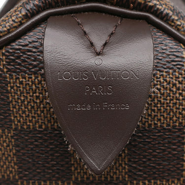 ルイヴィトン LOUIS VUITTON スピーディ 25 N41532 ダミエエベヌ ダミエキャンバス ハンドバッグ ゴールド金具 茶 ボストン 鍵・パドロック欠品