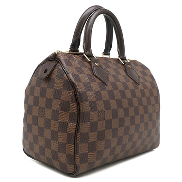 ルイヴィトン LOUIS VUITTON スピーディ 25 N41532 ダミエエベヌ ダミエキャンバス ハンドバッグ ゴールド金具 茶 ボストン 鍵・パドロック欠品