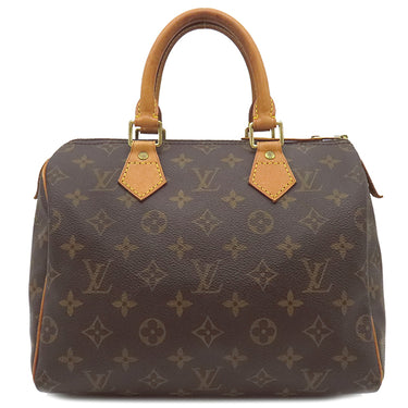 ルイヴィトン LOUIS VUITTON スピーディ 25 M41528 モノグラム モノグラムキャンバス ハンドバッグ ゴールド金具 茶 ボストン