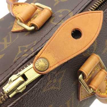 ルイヴィトン LOUIS VUITTON スピーディ 25 M41528 モノグラム モノグラムキャンバス ハンドバッグ ゴールド金具 茶 ボストン