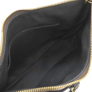 ルイヴィトン LOUIS VUITTON オデオン NM MM M45352 モノグラム×ノワール モノグラムキャンバス レザー ショルダーバッグ ゴールド金具 茶 黒