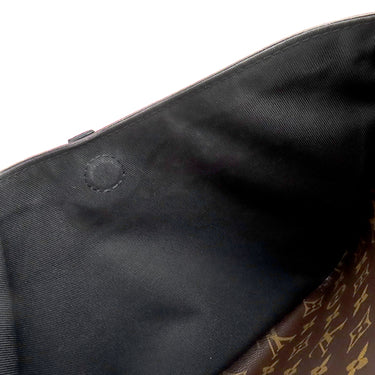 ルイヴィトン LOUIS VUITTON オデオン NM MM M45352 モノグラム×ノワール モノグラムキャンバス レザー ショルダーバッグ ゴールド金具 茶 黒