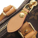 ルイヴィトン LOUIS VUITTON ナノ スピーディ M81085 モノグラム モノグラムキャンバス 2WAYバッグ ゴールド金具 ミニスピーディ ショルダーバッグ ハンドバッグ 茶